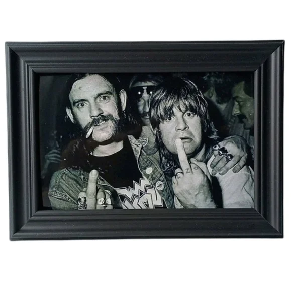Lemmy Kilmister Ozzy Osbourne music  70s 80s rocknroll Black Sabbath Motorhead - Picture 2 of 5